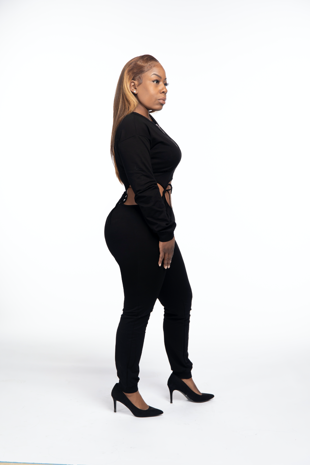 Zip & Tie 2-Piece Jumpsuit