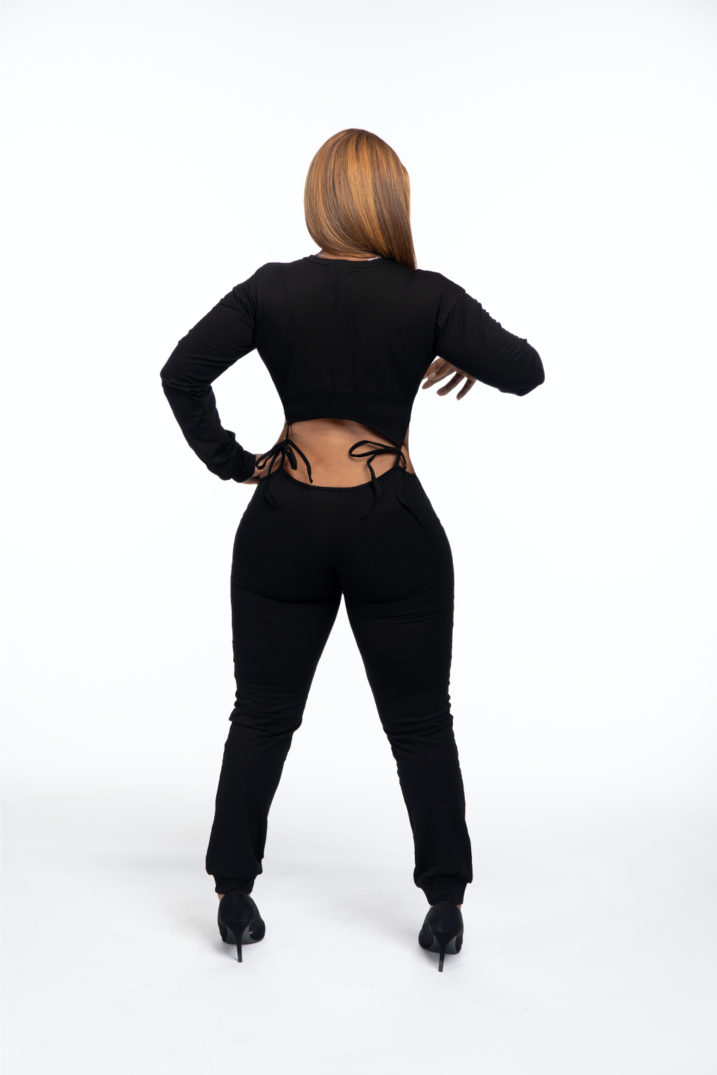 Zip & Tie 2-Piece Jumpsuit
